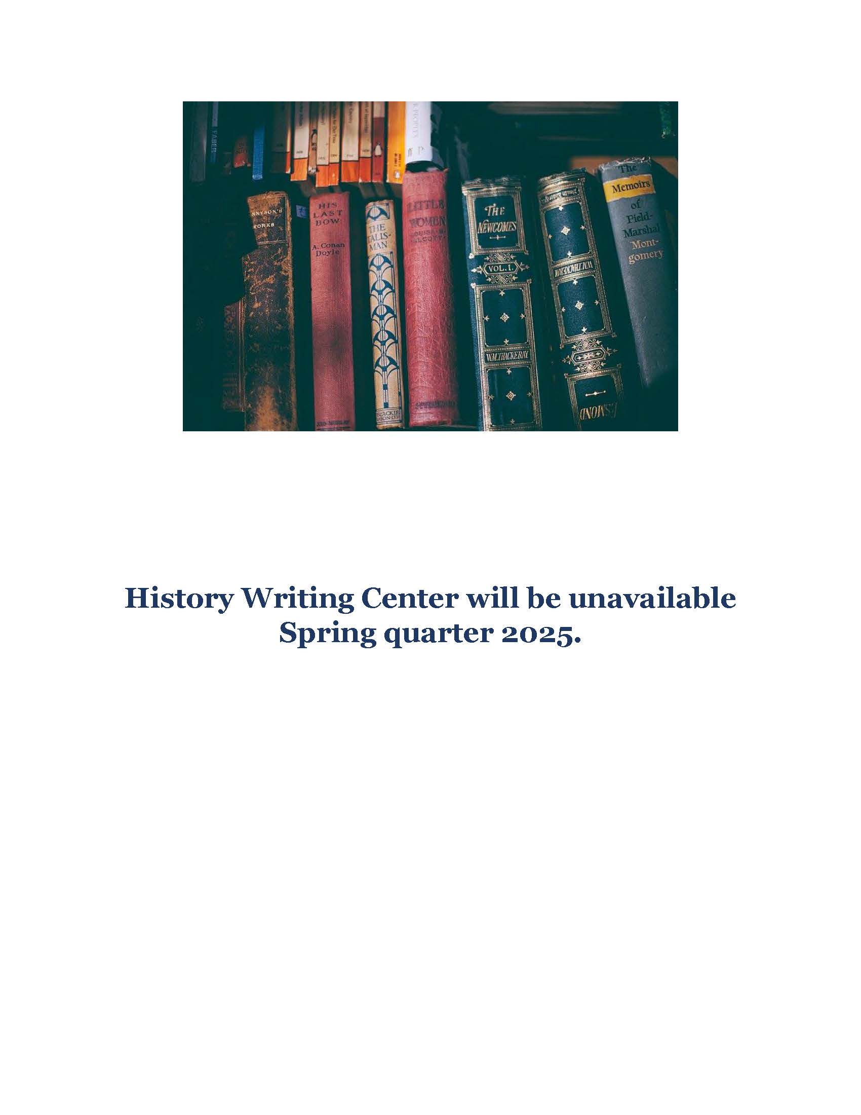 history-writing-center-spring-2025
